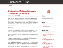Tablet Screenshot of furnitureclue.com